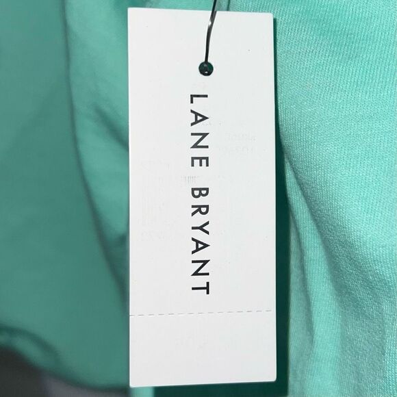 Lane Bryant Livi Activewear Poof Short Sleeve Banded Bottom Slub Shirt (18/20) - Picture 8 of 10